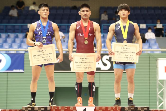 明治杯グレコローマンスタイル3位小林選手写真２