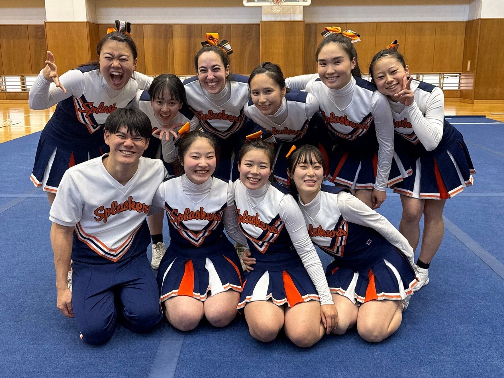   女子学生 チアリーダー チアリーディング部｜TAKUDAI Active!